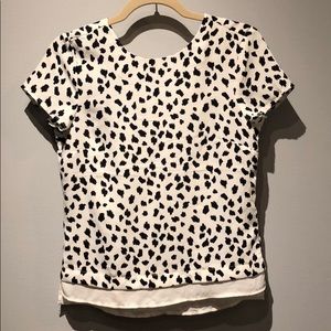 H&M Speckled Layered Top